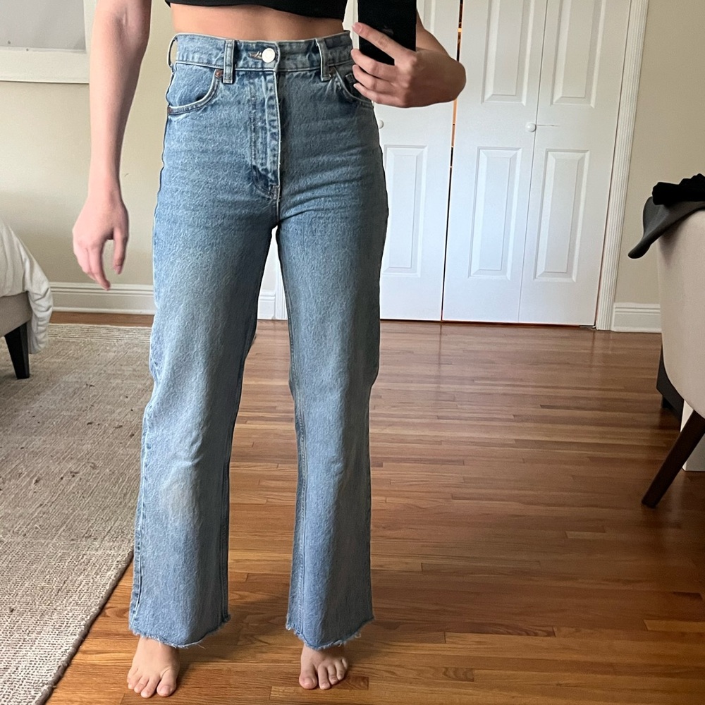 Classic Blue High-Waisted Women's Jeans